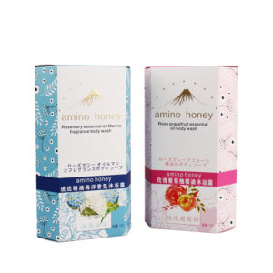 Hexagonal shower gel packaging box