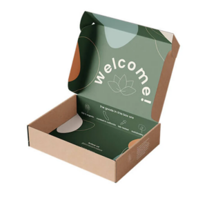 Printed corrugated shipping boxes