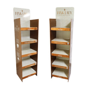Cosmetic cardboard display racks