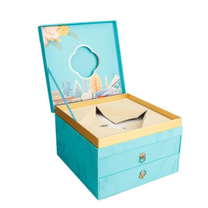 Customizable 3-Layer PU Leather Gift Display Box