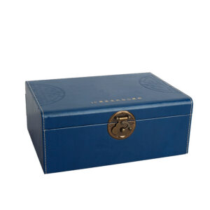 Custom PU Leather Wooden Box